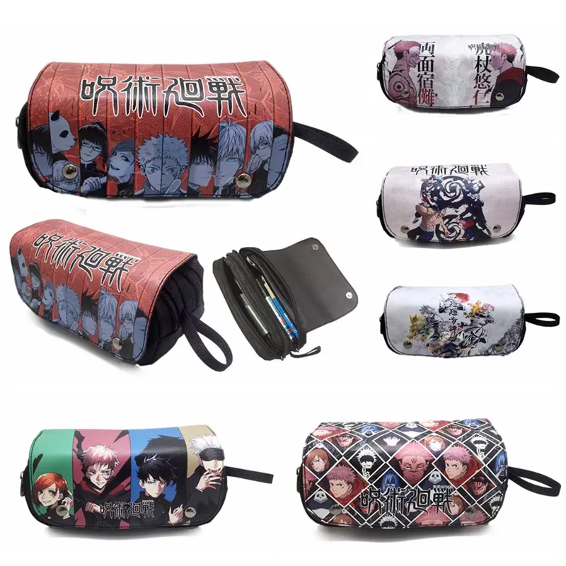 

Косметички juютсу Kaisen Itadori Yuji, сумка на молнии, аниме чехол для карандашей, высококачественный чехол для макияжа, школьная сумка для ручек, су...
