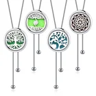 Подвеска для ароматерапии, диффузор, регулируемая змея, Женское Ожерелье, ароматерапия