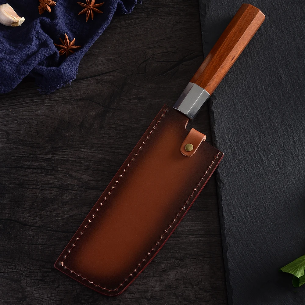 Чехлы для ножей мясника Защитные чехлы лезвий из искусственной кожи защитные