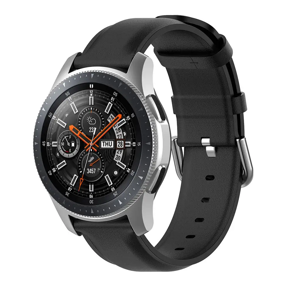 Высокое качество 22 мм кожаный ремешок для Samsung Galaxy Watch 46 Gear S3 спортивный часов Quick