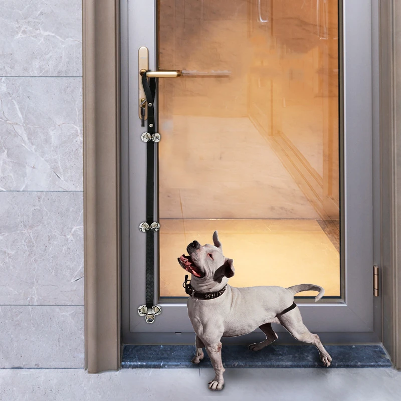 

Dog Door bells for Dog Training and Housebreaking Clicker Door Bell Pet Puppy Dogs Train Door Bell Leash DropShipping
