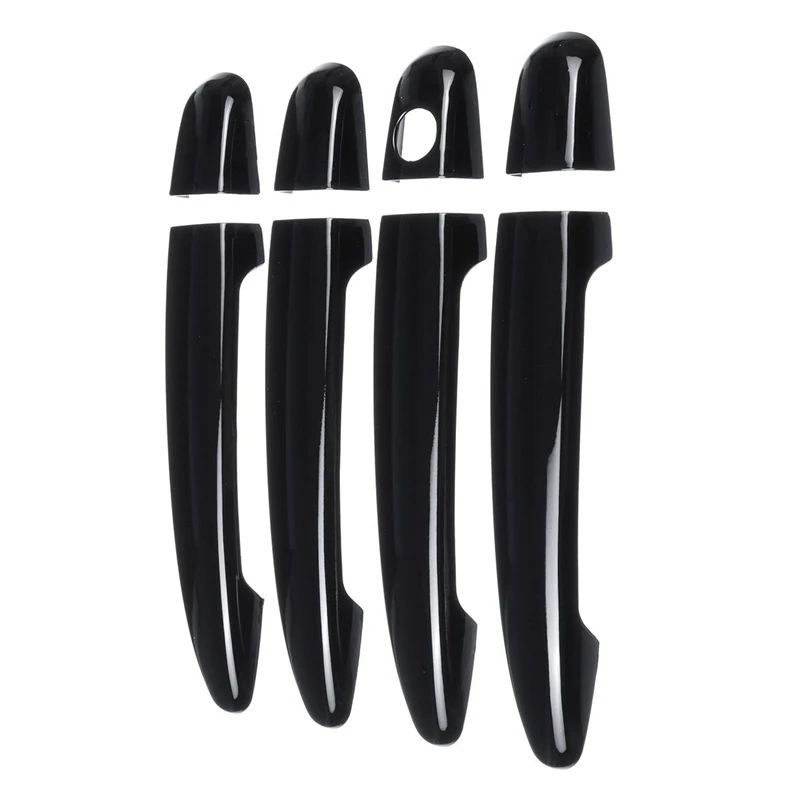 Car 8Pcs Door Handle Cover for Toyota Highlander Avalon Camry Sienna Tacoma 4Runner Lexus GS300/350/430/460 Gloss Black | Автомобили и
