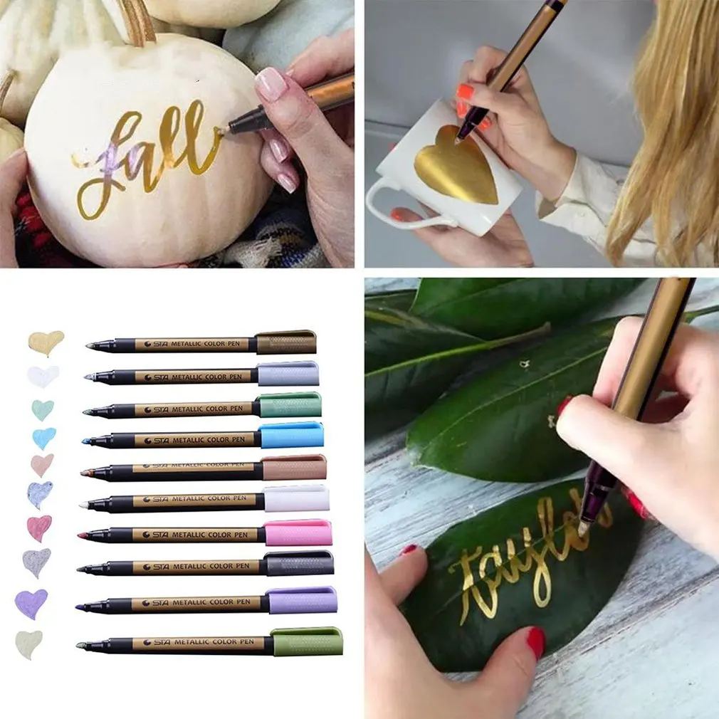 Цветная ручка для скрапбукинга творчества домашний маркер из АБС школьные