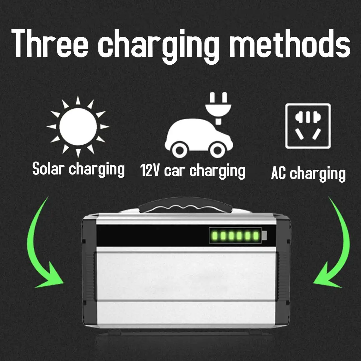 300 Вт 80000 мАч 296Wh портативный солнечный генератор инвертор солнечный инвертор Чистая синусоида солнечный инвертор питания