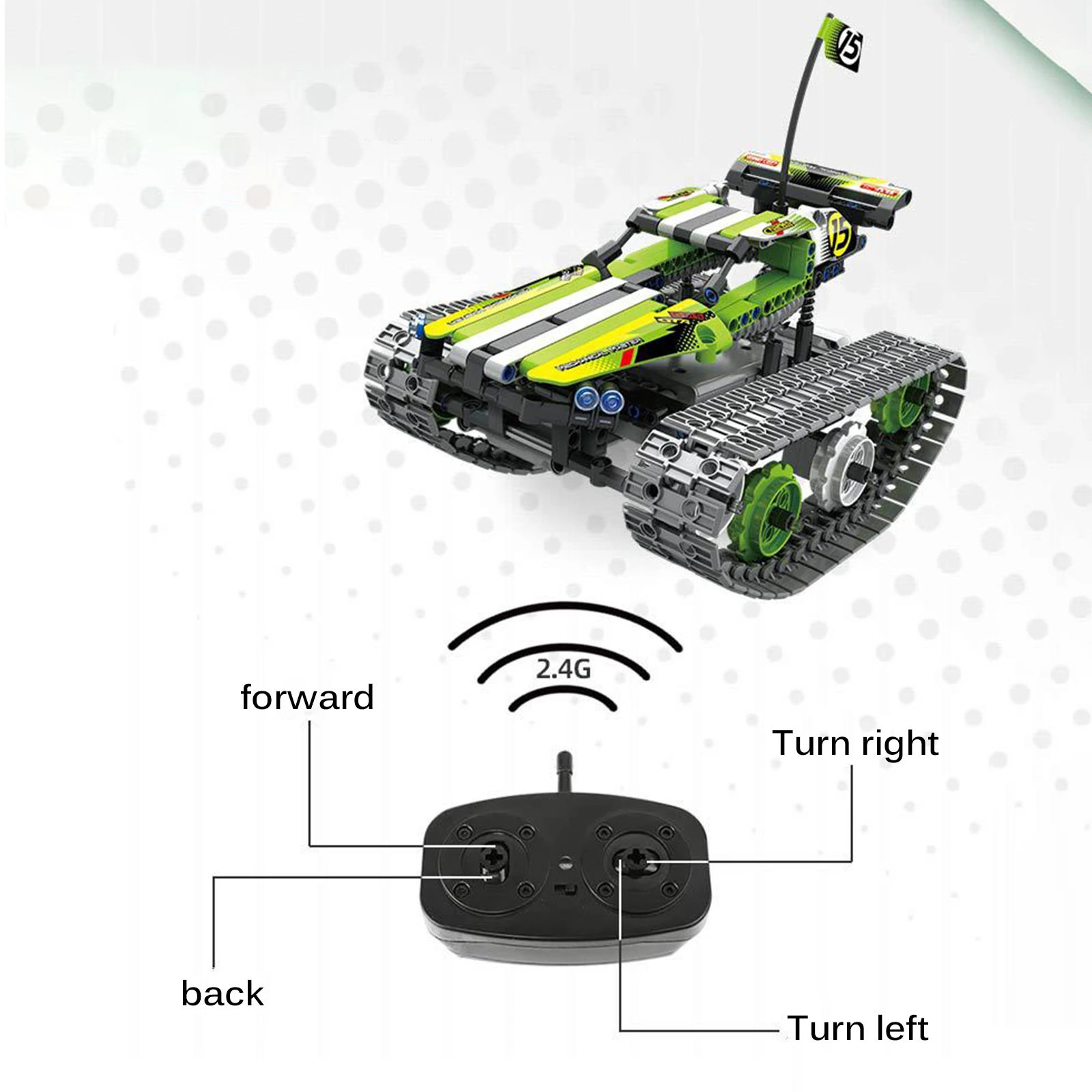 

RC Stunt Car City Technic Building Blocks Toys Remote Control Car Robot Track STEM Bricks Educational Toys For Children