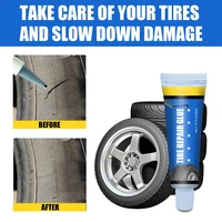 30ml car tire repair glue patching waterproof strong bonding tyre glue for motorcyclebicyclelorry puncture crack repair tool