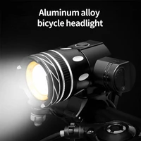 waterproof bicycle lightrechargeable usb led headlight rear taillight riding headlight mountaineering safety warning light