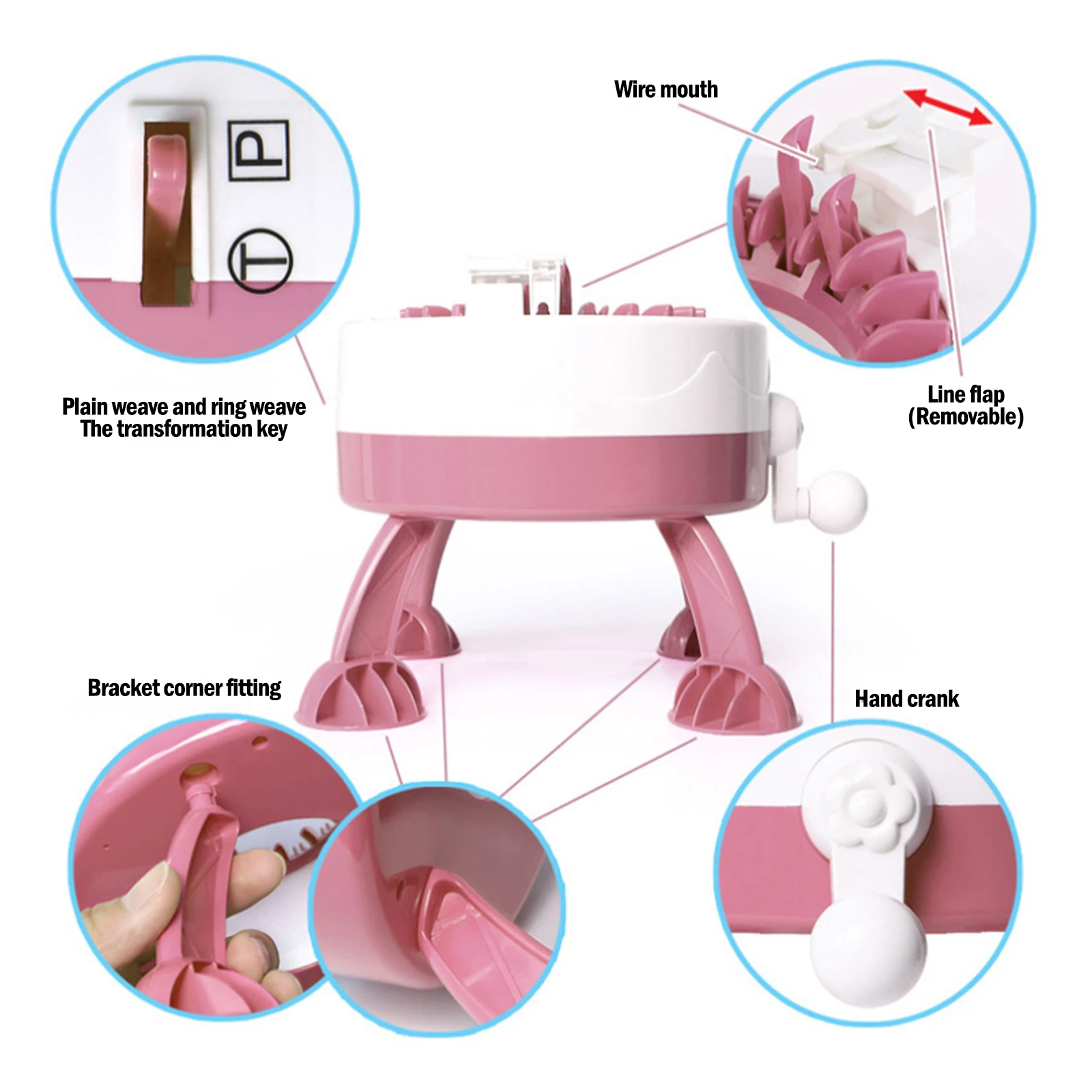 22 игольчатый Вязание машина материалы аксессуары для шитья жгутовых полосок