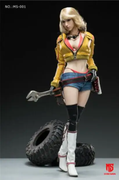

In Stock 1/6 scale SEAR MAN MS-001 Female Automobile Mechanic Lovable Girl Collectible Toy
