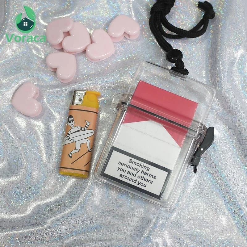 Прозрачный водонепроницаемый прозрачный чехол для сигарет переносная