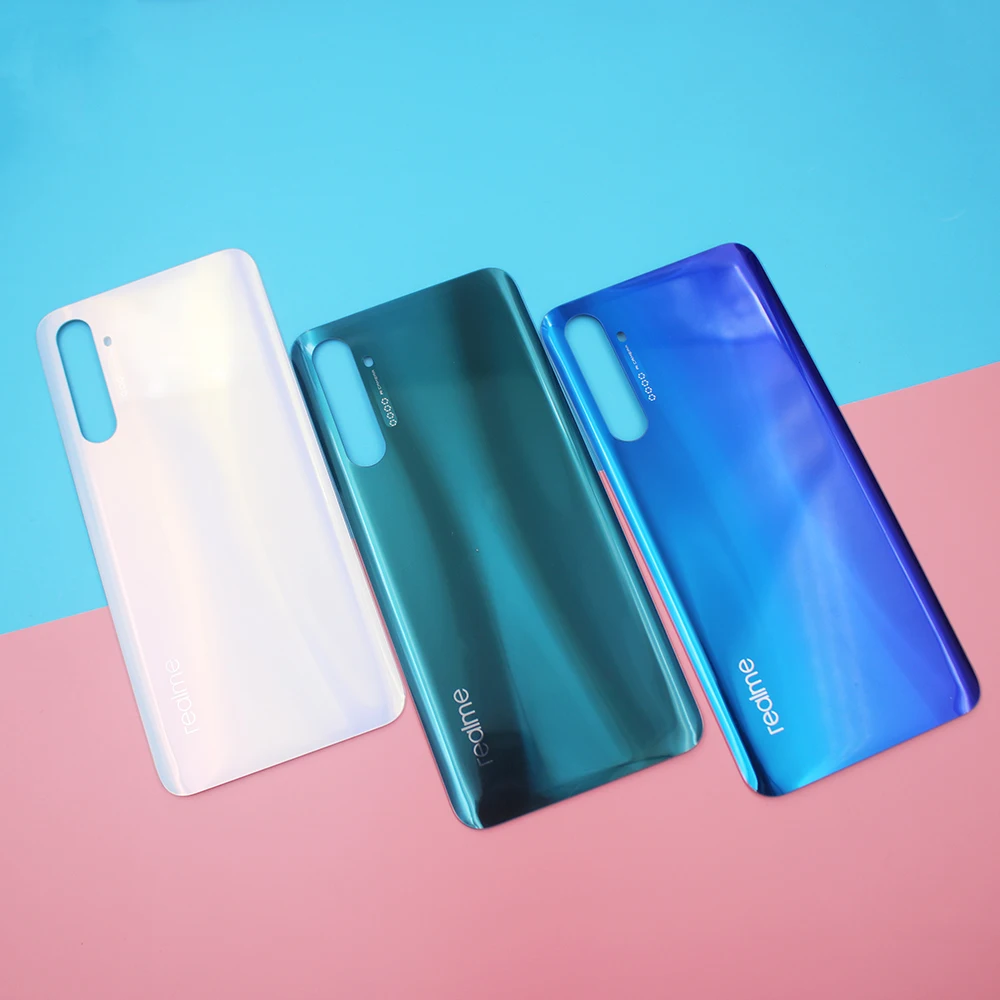 Оригинальная задняя крышка батарейного отсека для OPPO Realme X2 XT SuperZoom стеклянная