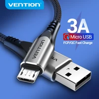 Vention Micro USB кабель 3A нейлоновое быстрое зарядное устройство USB Type C кабель для передачи данных для Samsung Xiaomi LG Android Micro USB Мобильный телефон кабел...