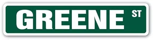 

Metal Signs,Road Street Sign,Thick Tinplate Print Poster,GREENE village chenango county new york place historic gag gift