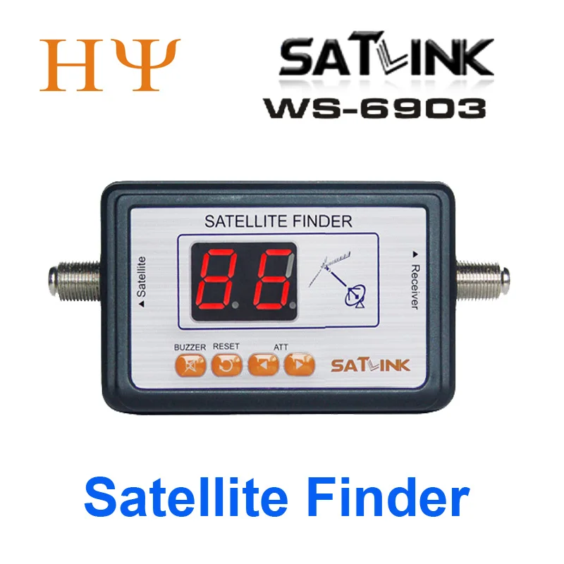 Satlink WS-6903 спутниковый измеритель ws 6903 Цифровой дисплей искатель метр ws6903 WS-6906 ws-6916