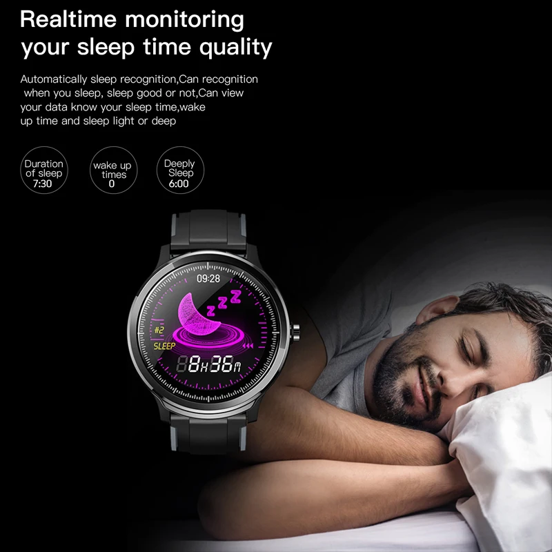 

NO-BORDERS SN80 smart watch men IP68 waterproof long standby 1.3 inch full touch screen AllloyHeart rate smartwatch dropshipping