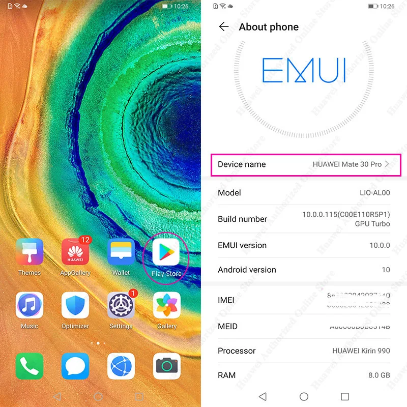 HUAWEI mate 30 Pro мобильный телефон 6,53 дюймов Kirin 990 Восьмиядерный Android 10 Встроенный датчик жестов Google play