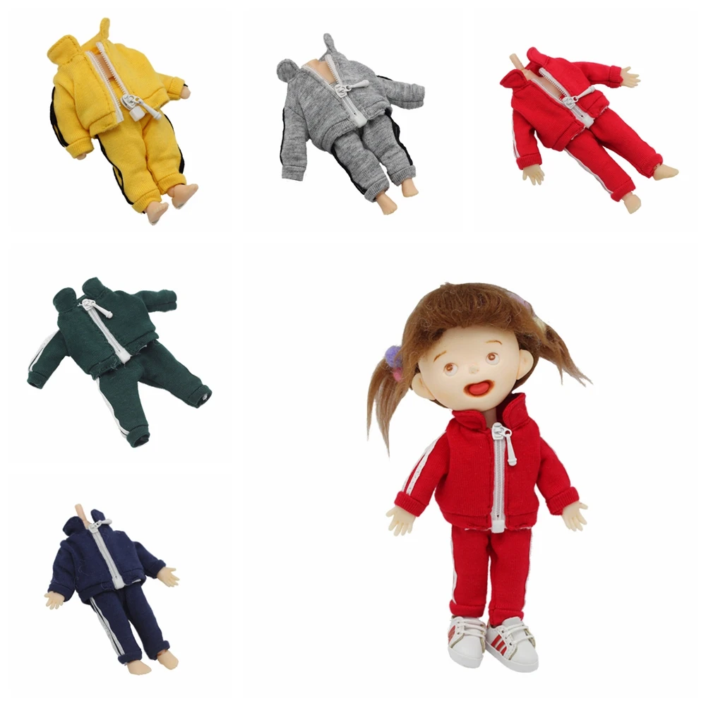 2 шт./компл. OB11 bjd Кукла одежда школьная Униформа пальто и спортивные штаны для ob11