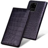luxury for samsung galaxy s20 ultra leather case magnetic adsorption for galaxy s20 s20 plus s20 ultra flip case cover plain