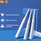 Xiaomi Ультразвуковая электрическая зубная щетка перезаряжаемая Зубная щетка головка уход за полостью рта Отбеливание зубов ультразвуковая зубная щетка защита десен 4