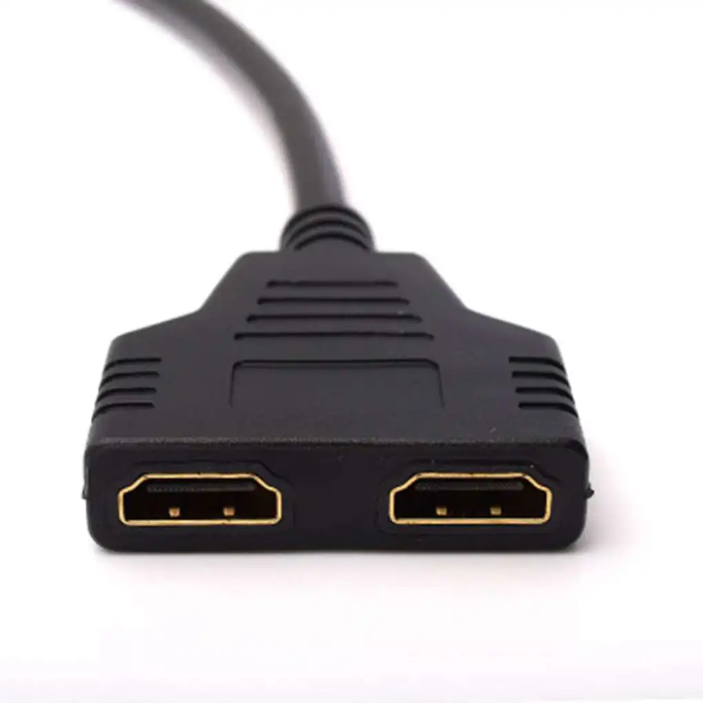 Кабель-разветвитель HDMI 30 см HD 1 штекер-Двойной 2 гнездовой разветвитель конвертер