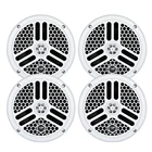 2 пары, 6,5 дюйма, 2-сторонний морской водонепроницаемый динамик, уличный музыкальный динамик для лодки, 240 Вт, для квадроцикла, UTV, спа, гольф-карты, яхты, ванной, бассейна