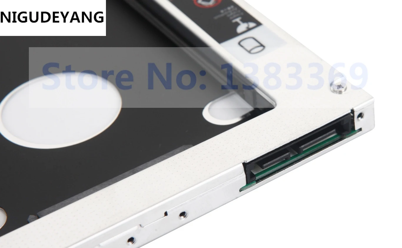 NIGUDEYANG 2nd жесткий диск SSD HDD Оптический корпус Caddy адаптер для Dell Inspiron M531R 5535 + PowerEdge