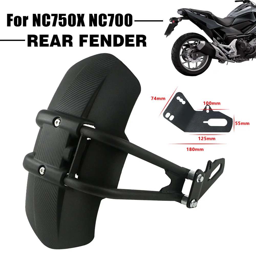 

Rear Fender Mudguard For Honda NC750X 2021 DCT CTX 700 2014 NC700 NC750D GW250 Motorcycle Mud Splash Guard Protector Cover Back