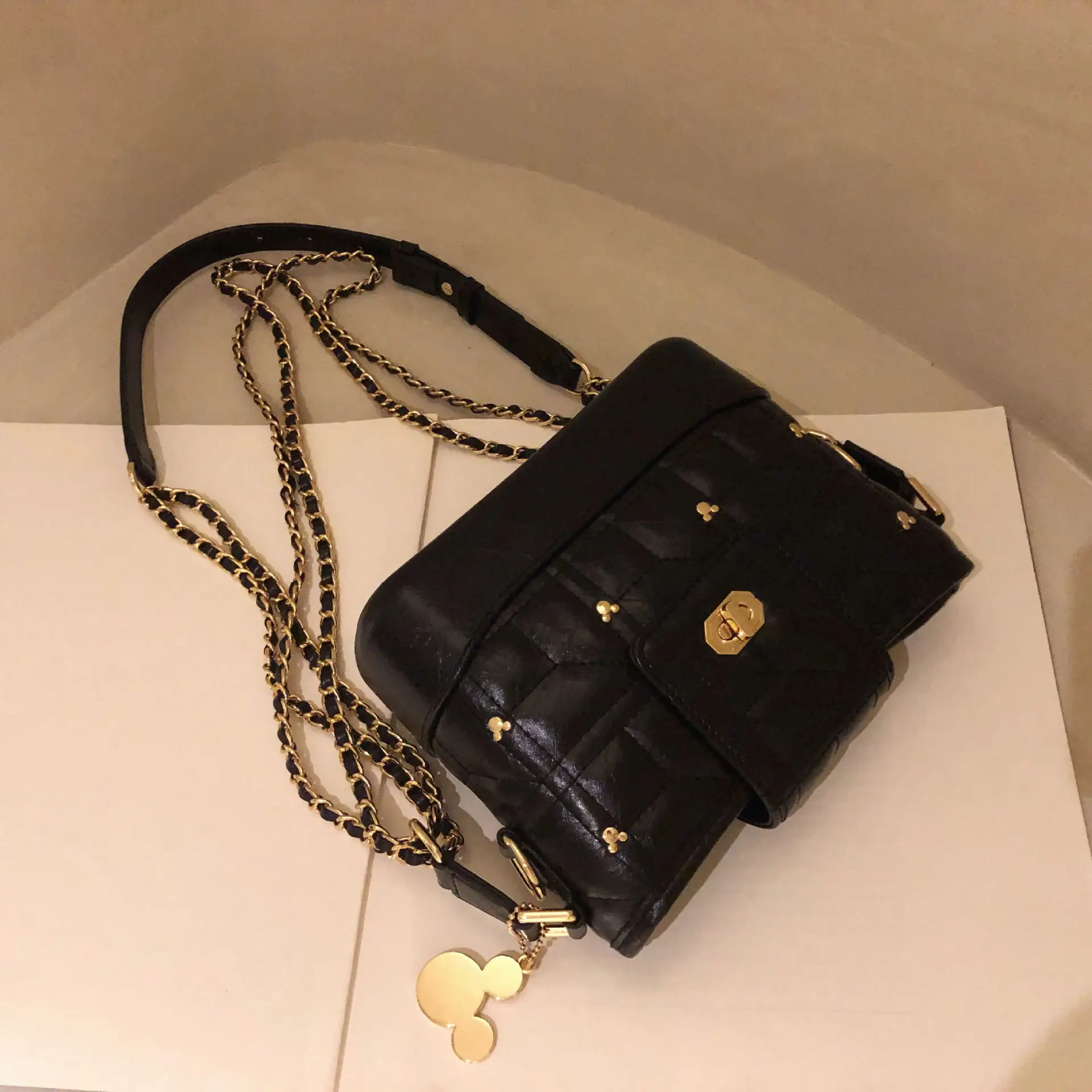 2019 Высокое качество Микки Маус сумки женская сумка через плечо из искусственной