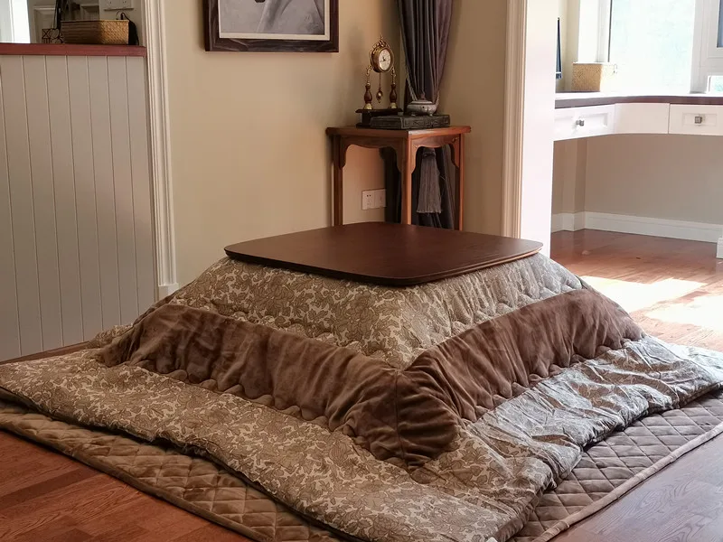 Набор с подогревом Kotatsu 4 шт. стол футон ковер нагреватель мебель в японском стиле