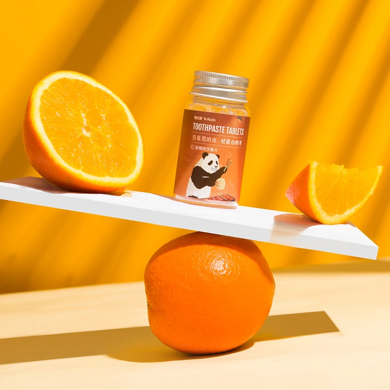 

Y-Kelin Toothpaste Tablets Whitening Teeth Oral Fresh Breath Camping Travel Carry