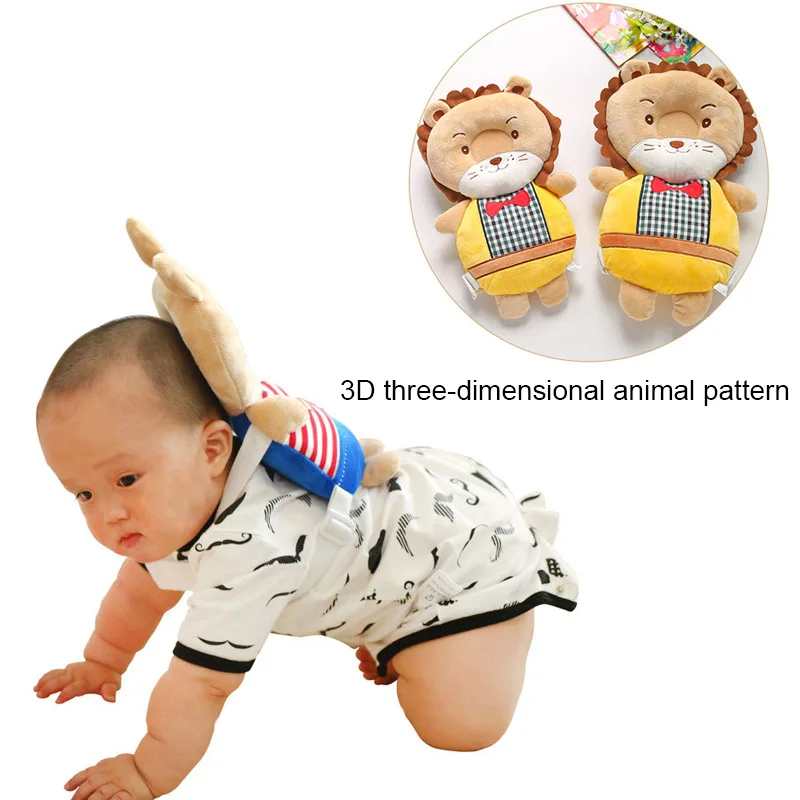 

Cute Baby Head Protection Pad Headrest Pillow Back Protector Safety Resistance Cushion AN88