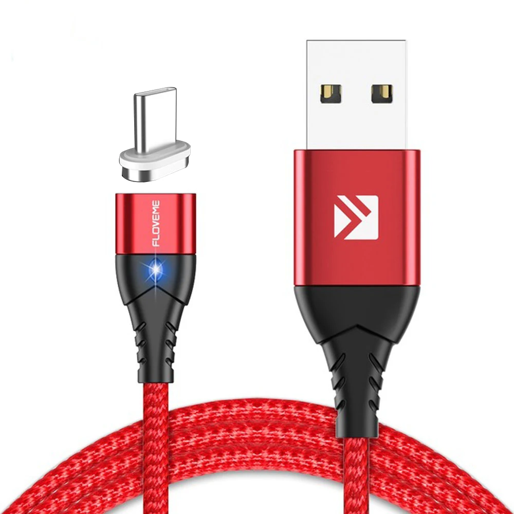 Магнитный зарядный usb-кабель FLOVEME Type-C 3 А для iPhone Samsung Xiaomi | Мобильные телефоны и