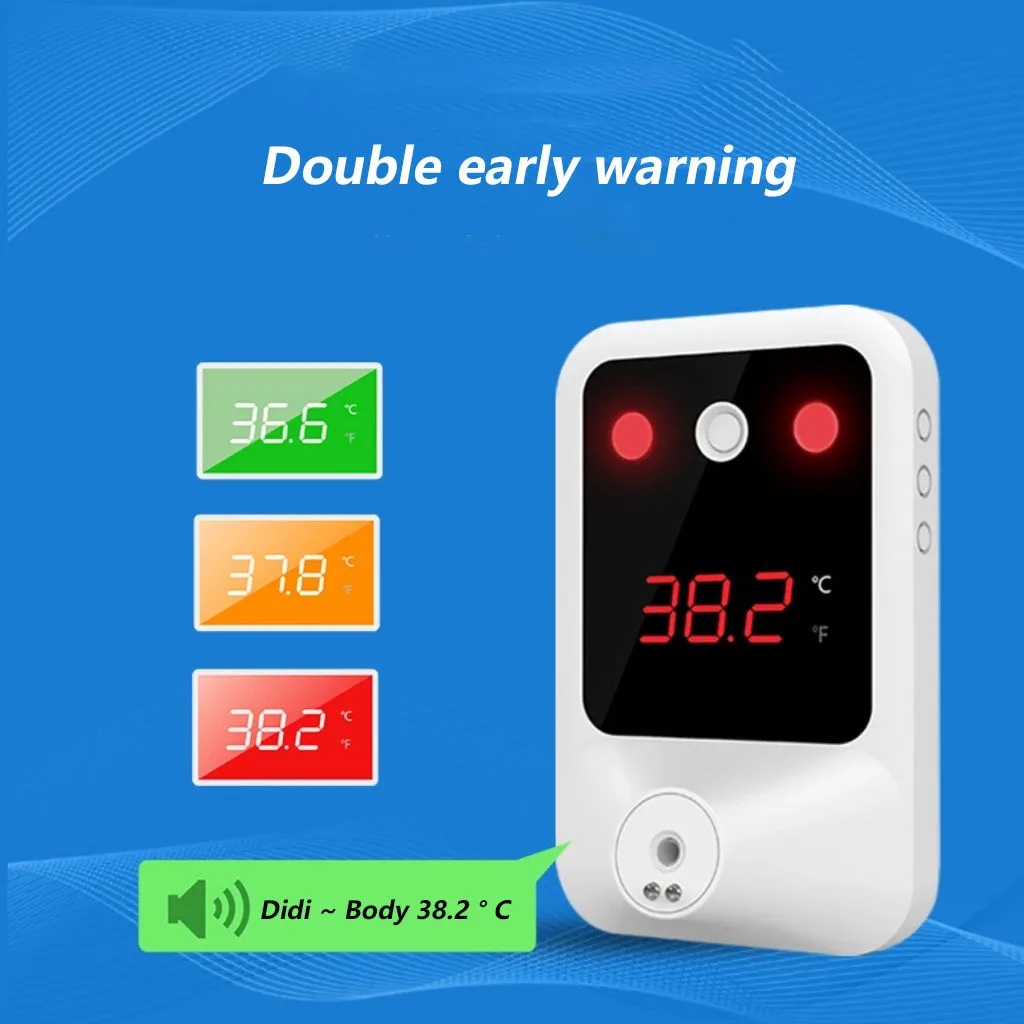 Настенный термометр для лба Бесконтактный инфракрасный цифровой Senor