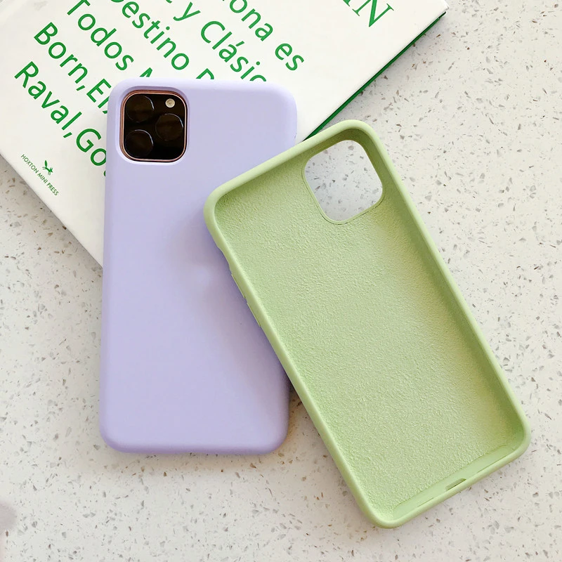 1:1 официальный Стильный силиконовый чехол для iphone 11 чехол 360 градусов полное покрытие для iphone 11 Pro Max новые чехлы