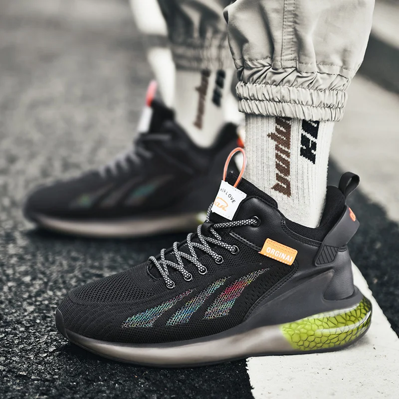 

Мужская спортивная обувь, легкая повседневная обувь на шнуровке, большие размеры 39-44, 2020