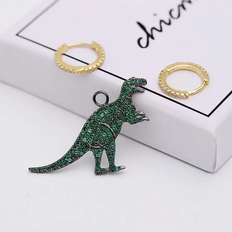 Новая индивидуальность динозавр Красочные циркония ювелирные изделия
