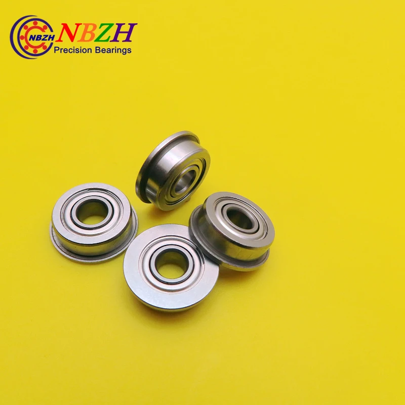 10 шт. Бесплатная доставка фланцевая втулка шарикоподшипники F604ZZ 4*12*4 мм|bearing