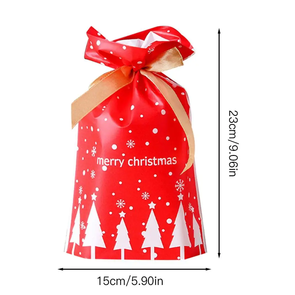 Рождественские подарочные сумки Санта Клаус Рождественская елка упаковочные с