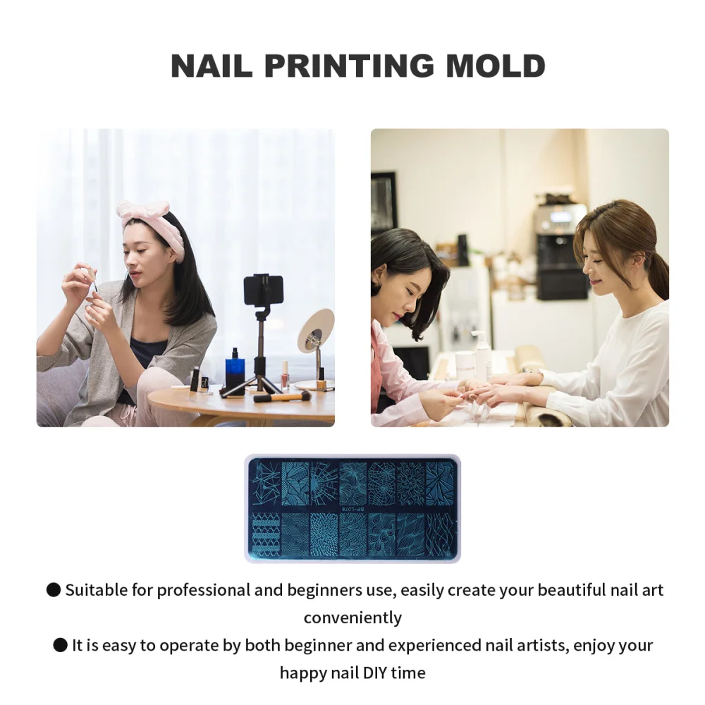 

Nail Plate Nail Art Tool Stamper Nail Art Stamp Stamping Manicure Template