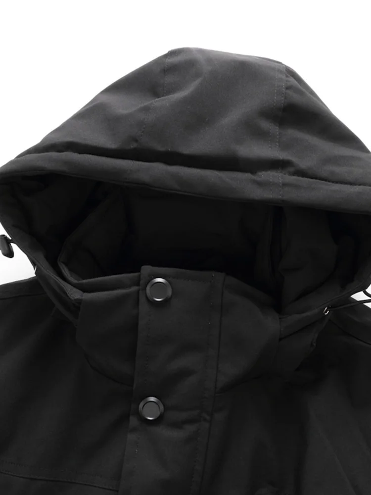 

Plus size 8XL 7XL6XL Men's Winter Warm Jacket Hooded Slim Casual Coat Cotton-padded Jacket Parka Overcoat Hoodie Thick Coat