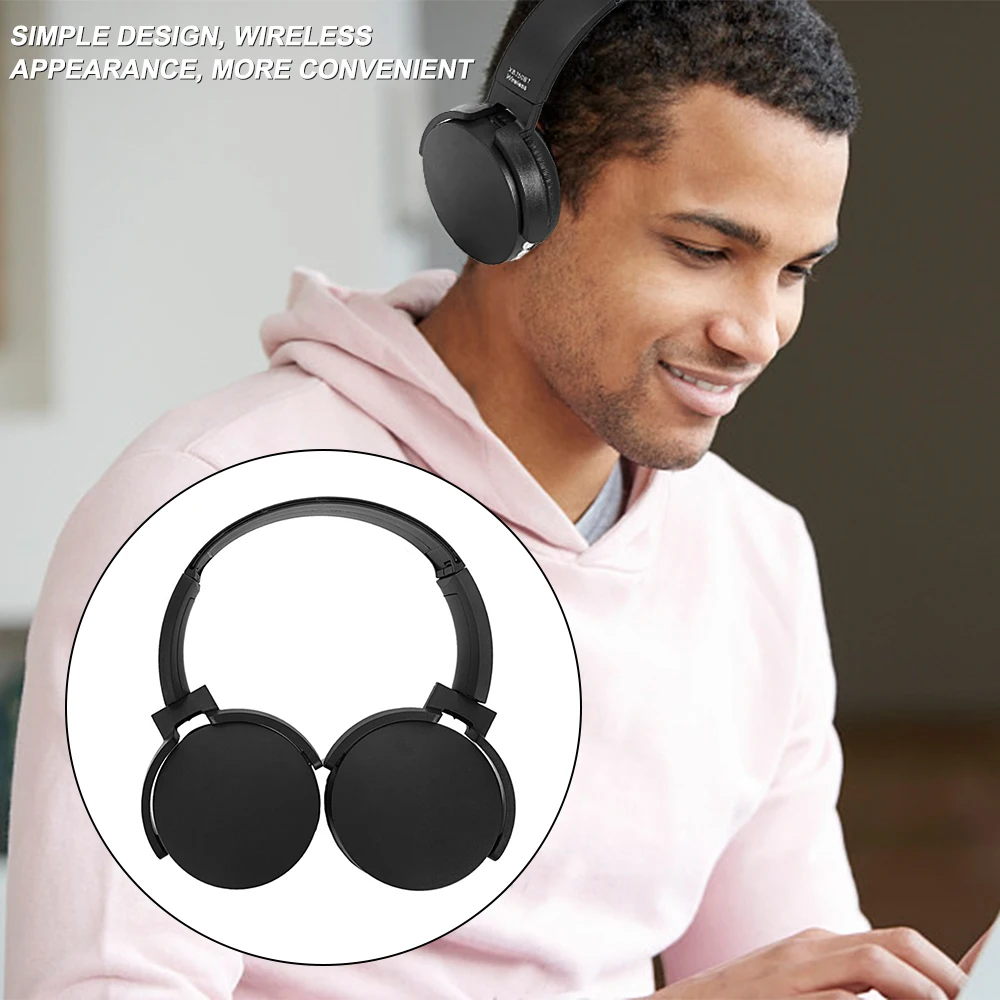 350BT Active Noise Canceling Headphones Wireless Bluetooth Headset with Mic ANC Hi-Fi Stereo On Ear Earphone Deep Bass Over Ear