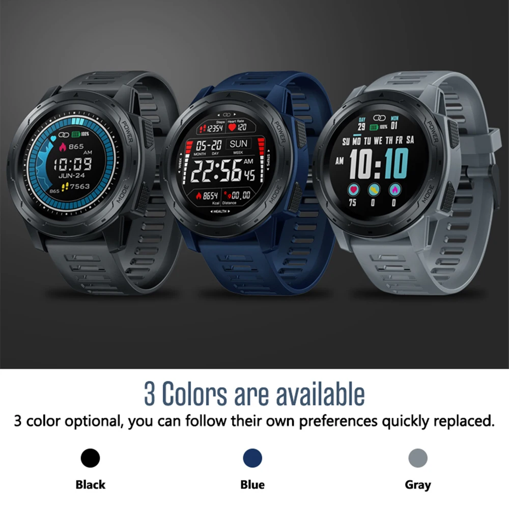 

Vibe 5 Pro 1.3'' IPS Touch Screen Smart Bluetooth Watch IP67 Waterproof Dustproof Heart Rate Calls Message Reminder Multi-Sport.