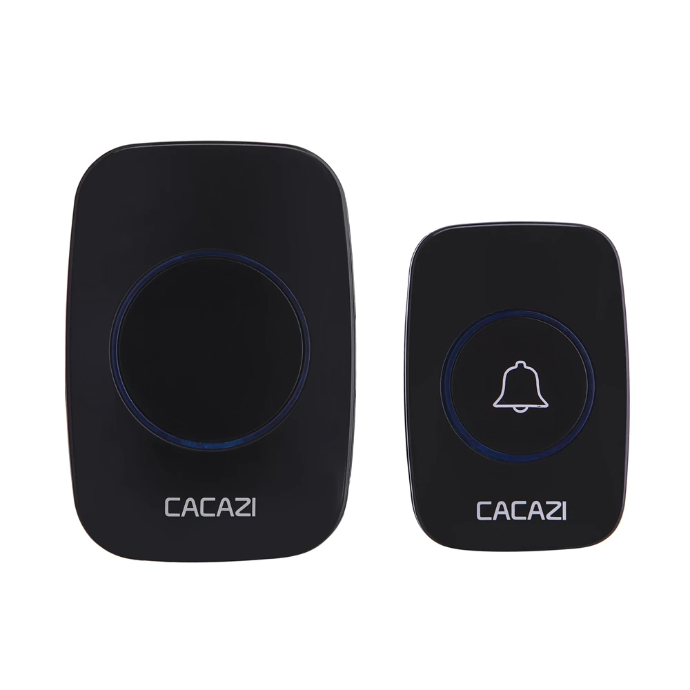 

LED wireless doorbell 38 song doorbell with music flashing function and three-block volume adjustment smart Doorbell 300M remote