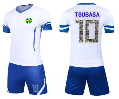 Азиатские размеры, для детей, для мужчин, Camiseta atom Maillots de Foot Enfant equipe de французский Оливер атом капитан Tsubasa майки - Цвет: As picture