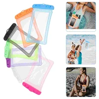 7pcs swimming touching screen phone pouches waterproof mobile phone bags