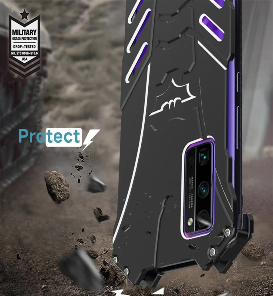 Чехол для Huawei Honor 30 Pro оригинальный R-JUST алюминиевый металлический чехол 3