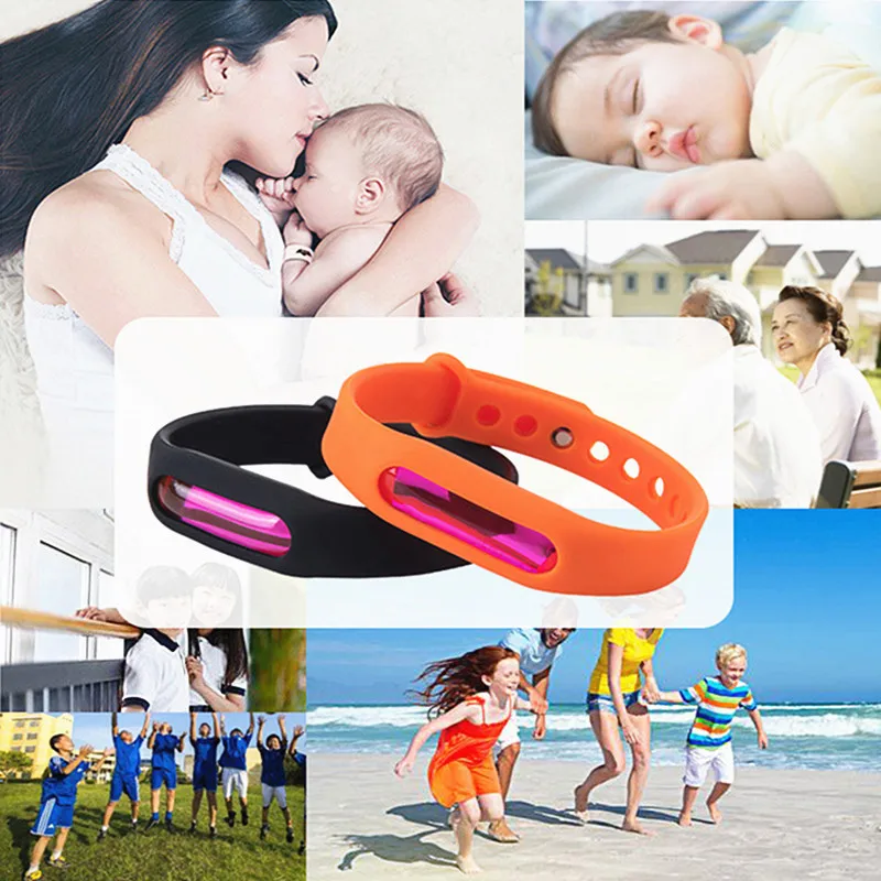 

1PC Bracelet+Anti Mosquito Capsule Pest Insect Bugs Control Professional Kids Mosquito Repellent Wristband Mosquito Killer