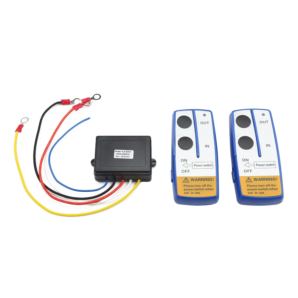 50m 12V Mini Car Wireless Winch Electric Remote Control With Twin Manual Matched Transmitter Kits Set Trailer Truck ATV | Инструменты