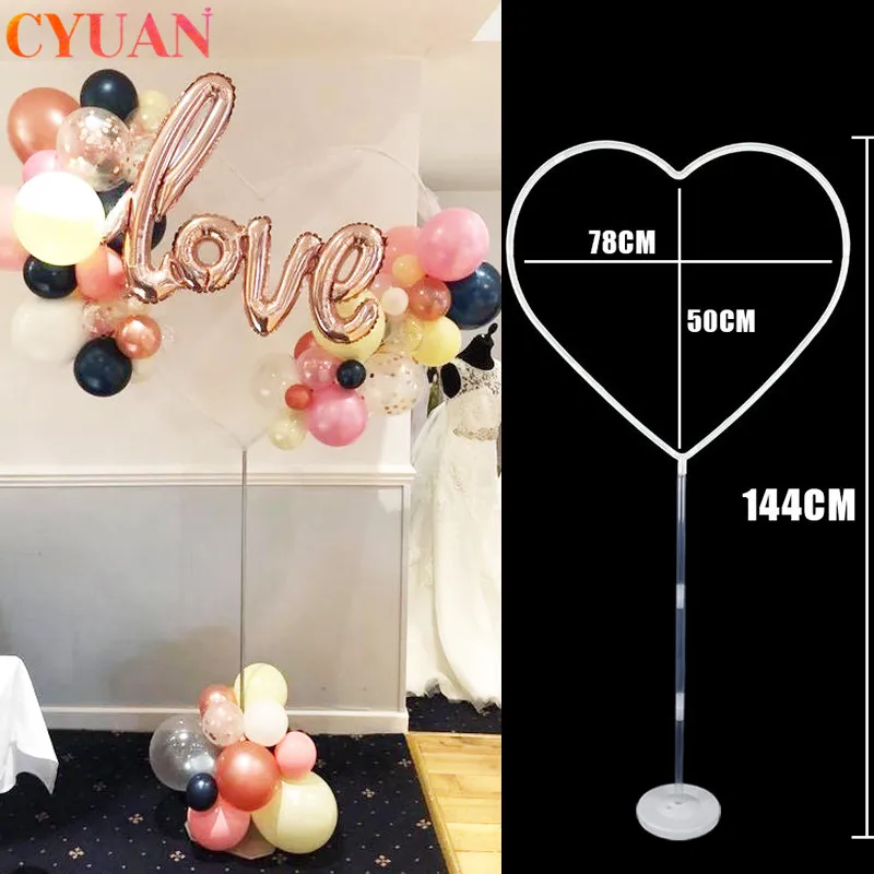Сердце держатель для шарика палочки Любовь воздушный шар &quotКонфетти&quot