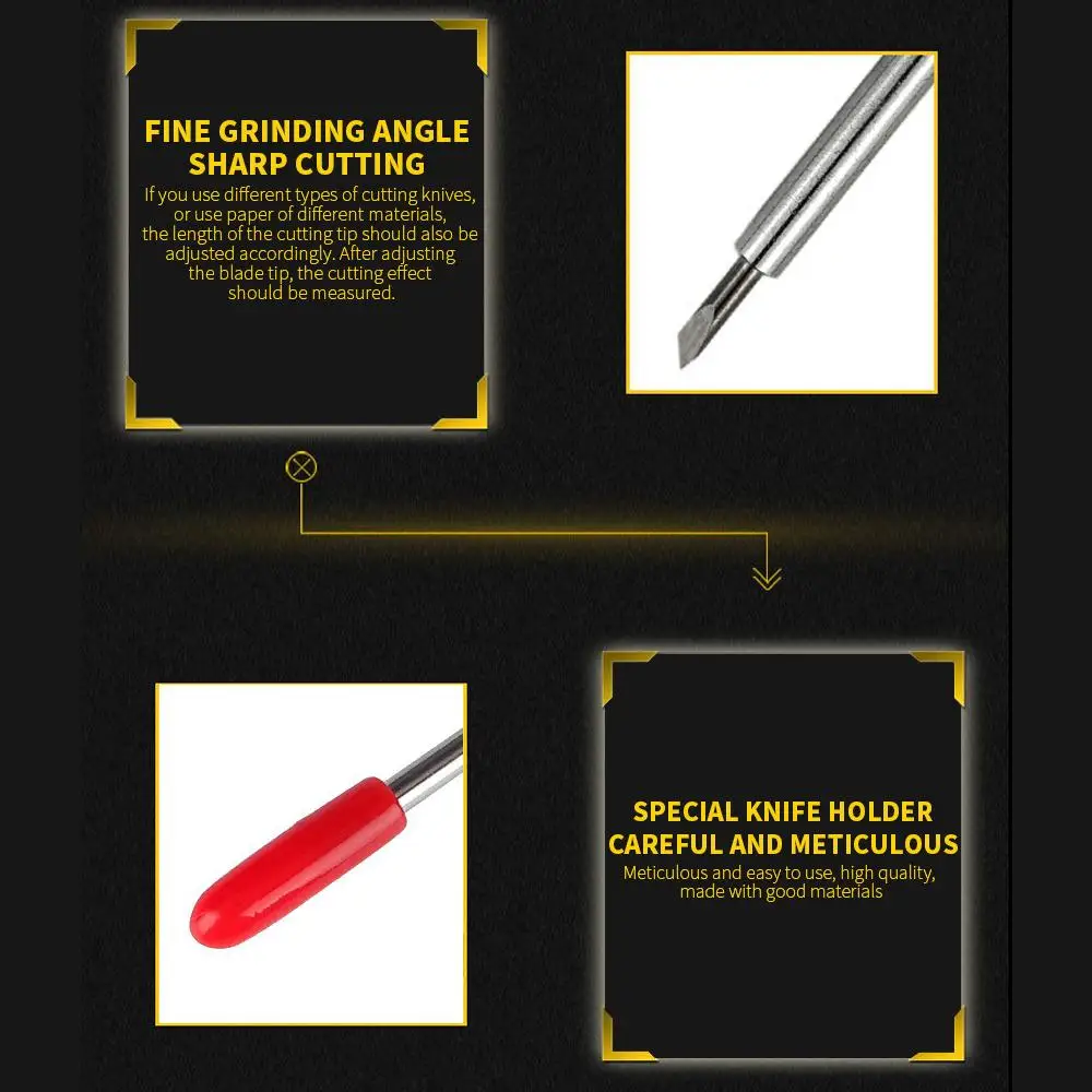 Резак для надписей из вольфрамовой стали Roland плоттер 30 градусов 45 60 Серебряный